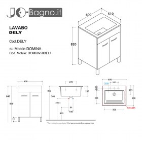 Tecnica Lavatoio con Strizzatoio DELI Elegante e Funzionale