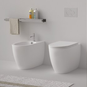 sanitari bagno a terra senza brida Like Gsg Ceramic Design