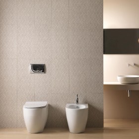 sanitari bagno a terra senza brida Like Gsg Ceramic Design