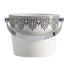 Lavabo appoggio Bucket 30 decoro Lace Scarabeo Ceramica