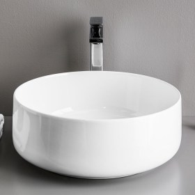 Lavandino Lavabo bagno Tondo da appoggio Moderno Design Giò