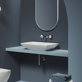 Lavabo da appoggio rettangolare 60x40 cm Jazz - Art Ceram