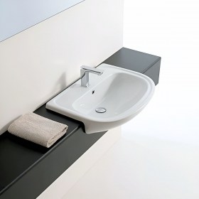 Lavabo semincasso Apollo 66 art ceram