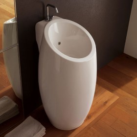 Lavabo a terra da appoggio Planet Scarabeo Ceramica