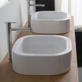 Lavabo Next 40 appoggio Scarabeo Ceramica