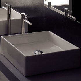 Lavabo appoggio Teorema 8031 scarabeo ceramiche