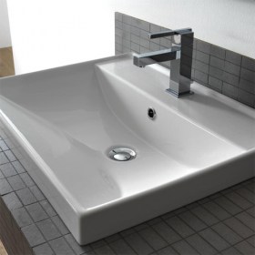 Lavabo da incasso ML 60x40 scarabeo ceramica