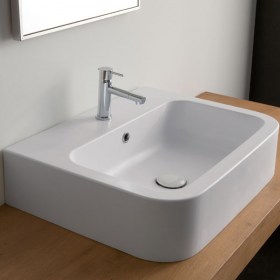 Lavabo apppoggio Next 60/B Scarabeo Ceramica