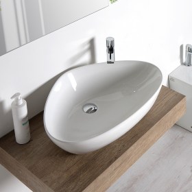 Lavabo appoggio 67x44 Park Triangolare