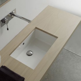 Lavabo sottopiano Miki 40 Scarabeo Ceramica