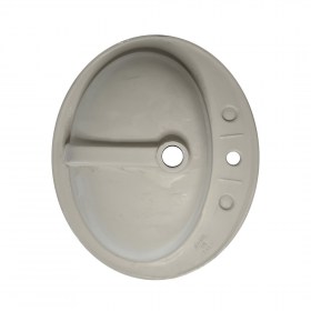 Lavabo da incasso in ceramica 62x52 Retro