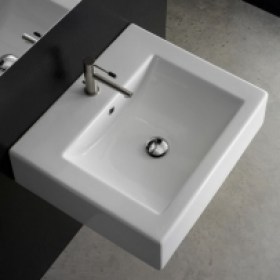 Lavabo sospeso Square 50 Ceramica Scarabeo