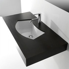 Lavabo sottopiano Aral Mini 62x39