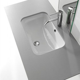 lavabo sottopiano rettangolare azzurra 57