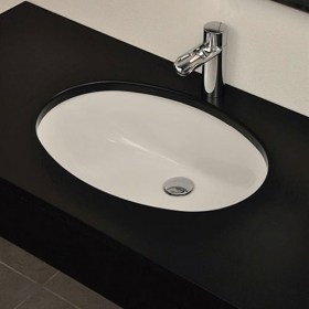 Lavabo sottopiano 46x38 Oval kieko ceramica
