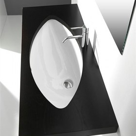 Lavabo sottopiano 70x40 Laguna