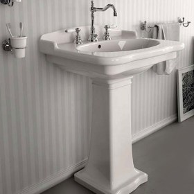 Lavabo con colonna classica Ellade Hidra Ceramica