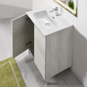 Mobile Bagno Klara da 70 cm a 2 Ante Push  System