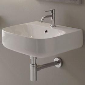 Lavabo da appoggio rettangolare 50x45 Moon Scarabeo Ceramiche