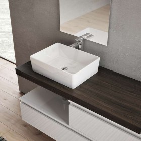 composizione bagno con lavabo appoggio Ninfa2 120 cm 