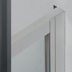 Profilo a muro in alluminio cromato