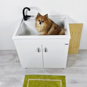 Grande Lavatoio da Tolettatura Athena 80x50 ideale per lavaggio cani di piccola taglia