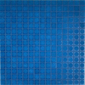 V90 Point Blu Mosaico in Pasta di Vetro per Piscina Antiscivolo