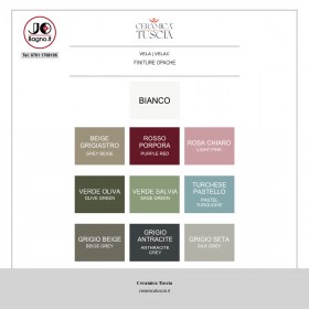 Cassettone bagno colorazioni Opache