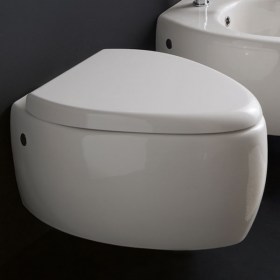 Wc sospeso Serie Moai Ceramica Scarabeo