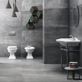 Sanitari a terra 56x39 Paolina in ceramica bianca lucida