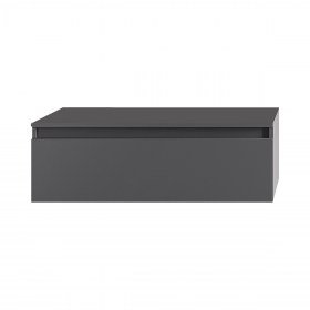 Base sospesa cassettone bagno 60/80/100/120 cm NINFA - Grafite Opaco