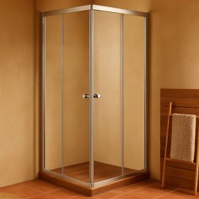 box doccia angolare offerta 70x90 80x80 80x100 80x120 cromato