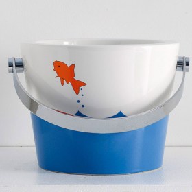 Lavabo appoggio Bucket 30 decoro Jumping Fish