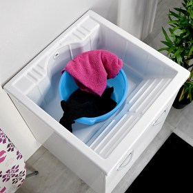 Mobile lavatoio Bucket 60x50 / 60x60 Bianco