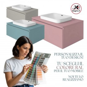 Cassettone bagno colorazioni Opache