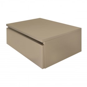 Mobile Cassettone Sospeso disponibile anche su misura in MDF Laccato per rubinetto a parete