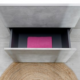 Mobile lavanderia doppio uso con cassettone porta biancheria