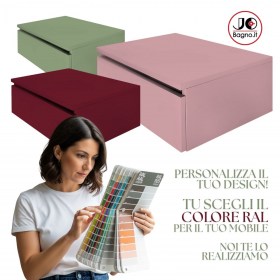 Cassettone bagno colorazioni Opache