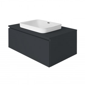 Cassettone bagno lavabo disponibile nella colorazione Grigio Antracite Anthracite Grey