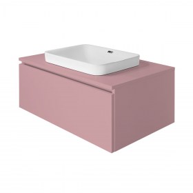 Cassettone bagno nella colorazione Rosa Chiaro Light Pink