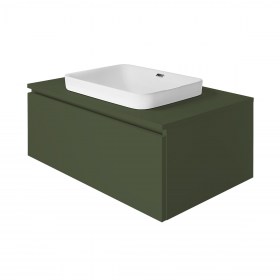 Cassettone bagno nella colorazione Verde Oliva Olive Green