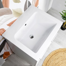 Mobile lavatoio design YORK 60x51con rubinetto