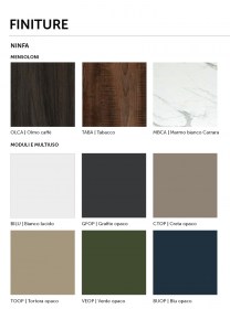 Colori Disponibili Serie Ninfa