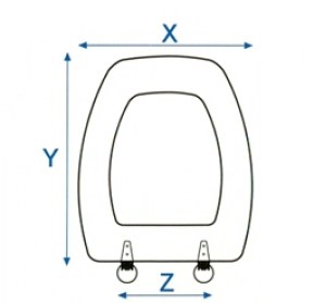 Copriwater Aero ceramica ideal standard