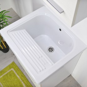 Lavatoio in Ceramica con Strizzatoio Dordogne 60x50
