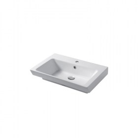 Lavabo appoggio e incasso su mobile Profondità 37 Edge