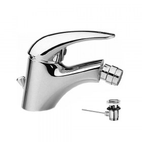 Miscelatore monocomando bidet Serie Full Planet con piletta di scarico inclsua