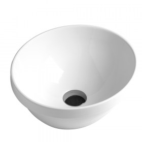 lavabo ovale38x34 clean realizzati in ceramica bianca lucida