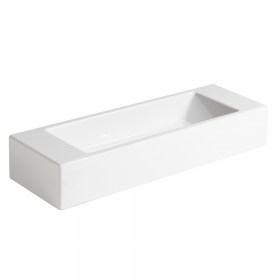 lavabo sospeso 25x75 senso realizzati in ceramica bianca lucida