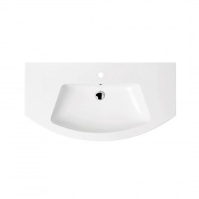 Top lavabo integrale Curva incasso amerina ceramica